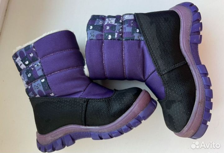 Сапоги зимние для девочки 23