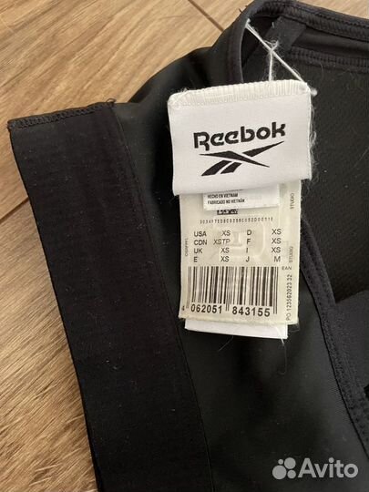 Спортивный топ бра reebok xs и топ teranova