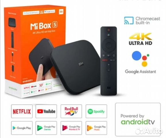 Smart приставка Xiaomi Mi box S Фильмотека+1000 TV