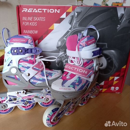 Роликовые коньки детские раздвижные 26-31