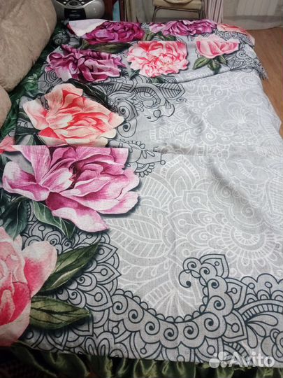 Фотошторы пионы в орнаменте - готовые новые