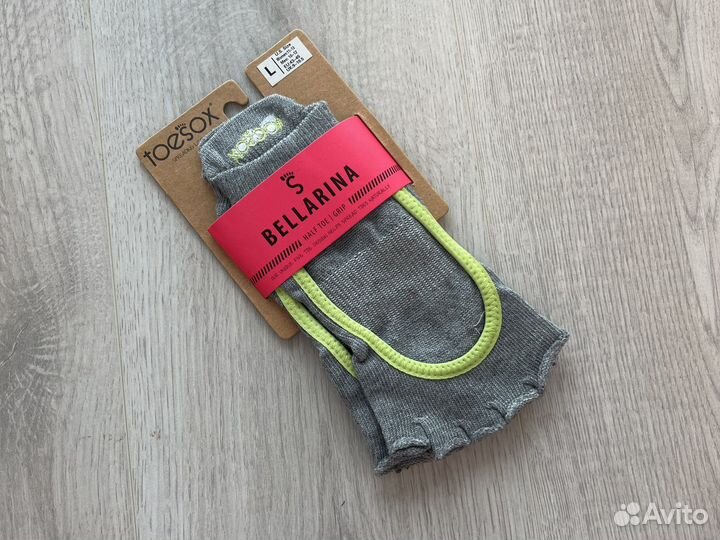 Носки для йоги, для пилатеса toesox