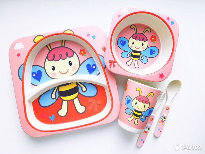 Бамбуковая посуда детская