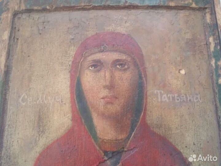 Икона святая Татьяна, 19 век