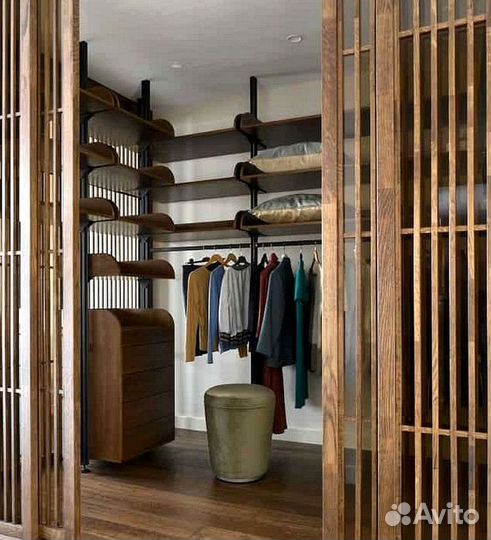 Межкомнатные перегородки. Раздвижные двери из реек