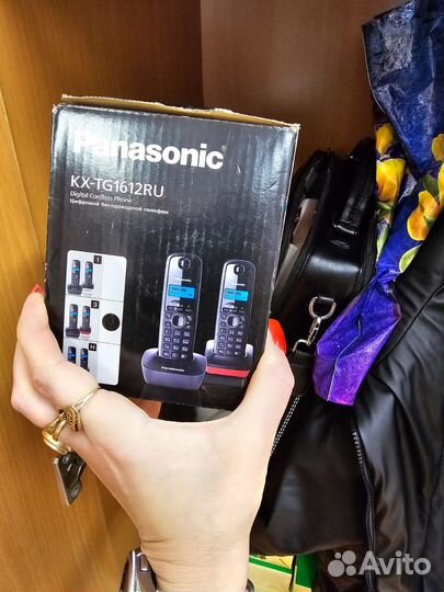 Радиотелефон panasonic с двумя трубками
