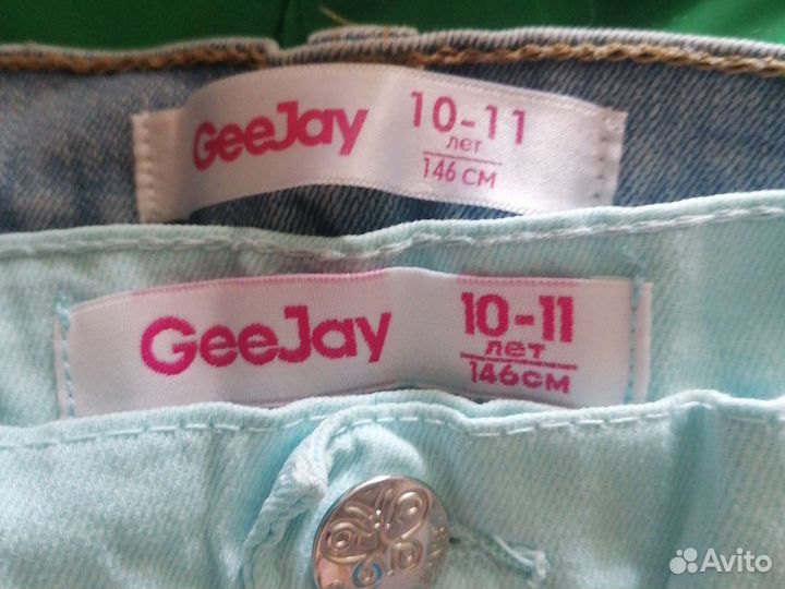 Джинсовые шорты для девочки 146 см