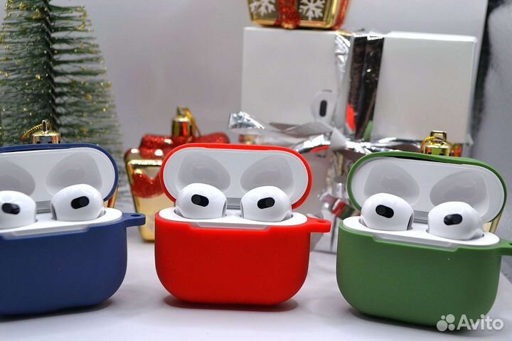 AirPods 3 «Оригинал» (Гарантия + Доставка + Чехол)