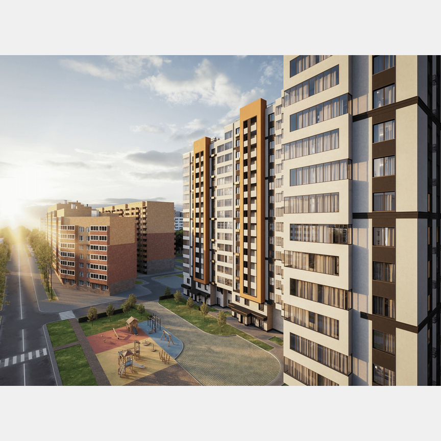 2-к. квартира, 59,2 м², 12/17 эт.
