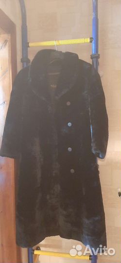 Шуба мутоновая 50 52 рост 156-160