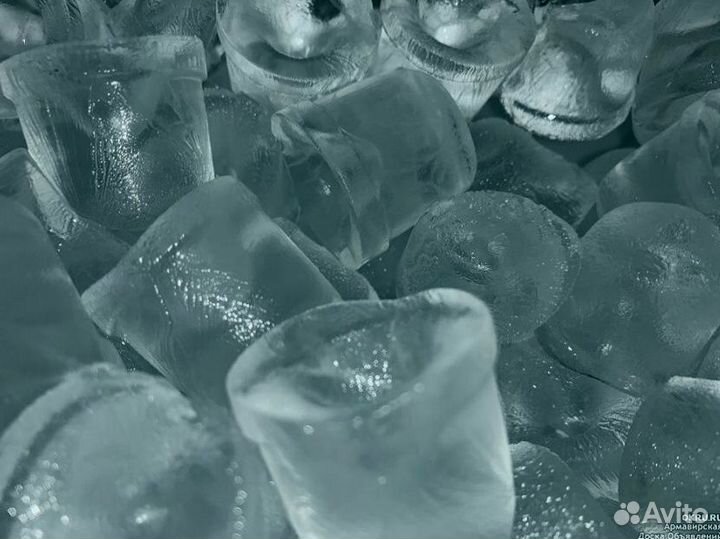 Лед пищевой для напитков 15076 гр