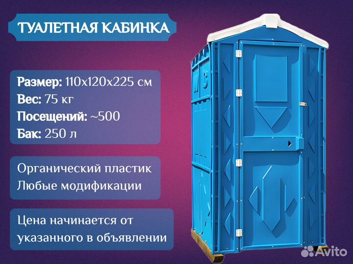 Кабина туалетная Биотуалет