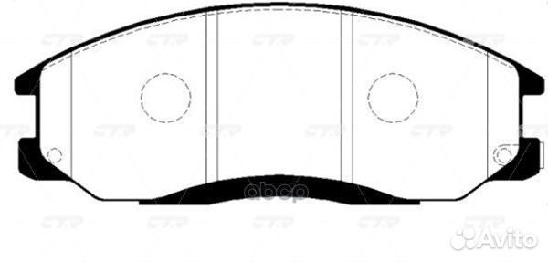 Колодки передние ckkh14 CTR GK0468 GK0468 CTR
