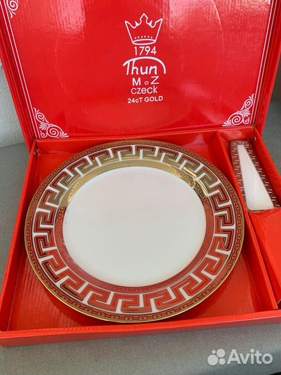 Блюдо для торта с лопаткой