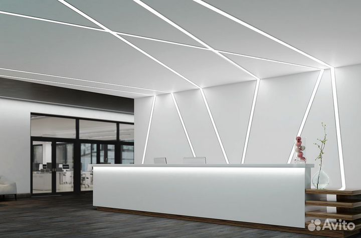 Алюм.анодированный профиль для светод.ленты