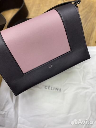 Сумка Celine Frame Antique Rose/ Liquorice