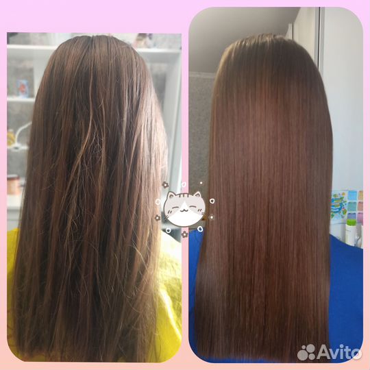 Кератин выпрямление и ботокс волос