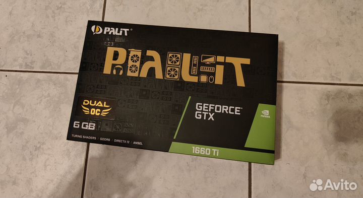 Видеокарта Palit GeForce GTX 1660 Ti Dual OC