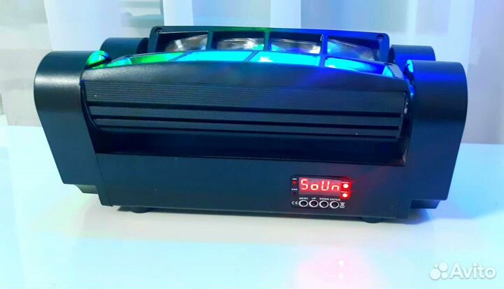 Светомузыка RGB крутящийся прожектора стробоскопом