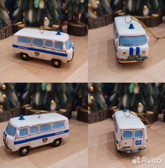 Ёлочные игрушки фарфоровая мануфактура новые