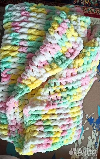 Плед детский плюшевый