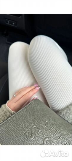 Лосины в рубчик