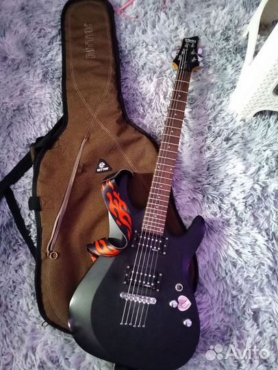 Электрогитара с чехлом schecter c6 deluxe