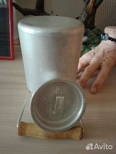 Алюминиевый бидон СССР 1 литр