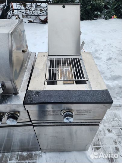 Тумба с инфракрасной газовой горелкой для дачи