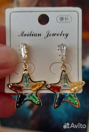 Серьги гвоздики
