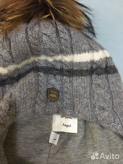 Шапка тёплая с помпоном