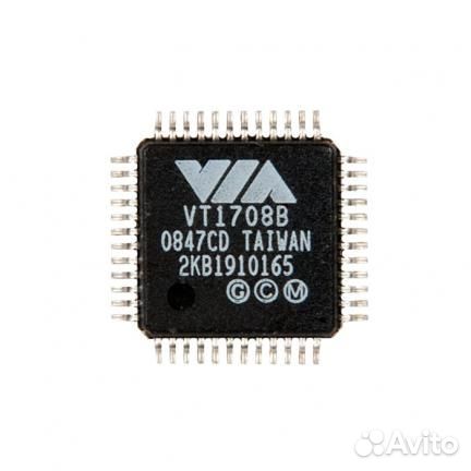Аудиочип VT1708B QFP-48 с разбора VT1708B, б/у