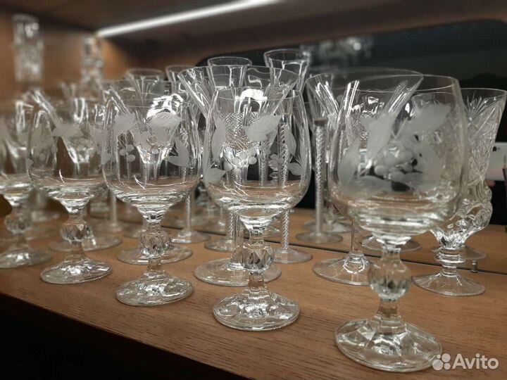 Бокалы для вина винтаж Чехословакия