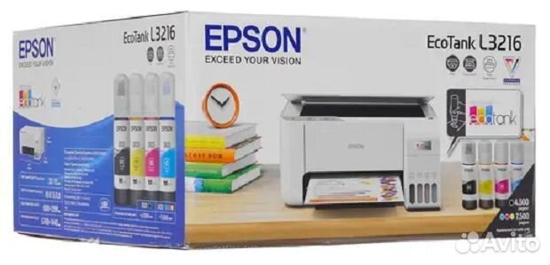 Мфу Epson L3216 Принтер Скан Копир Цветной