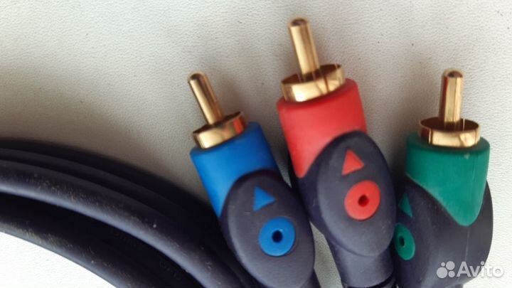 Кабель компонентный, тюльпаны, новый