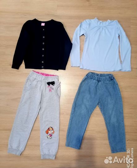 Пакет вещей на девочку110/116