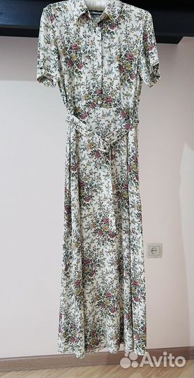 Летнее платье Zara из вискозы S