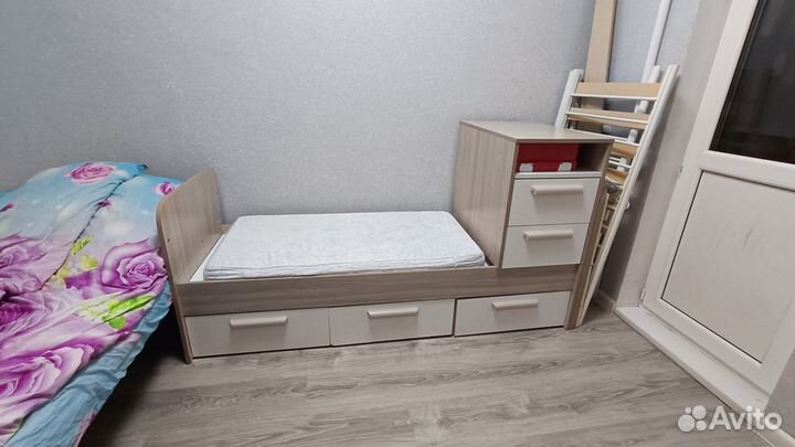 Детская кровать трансформер с маятником Полина