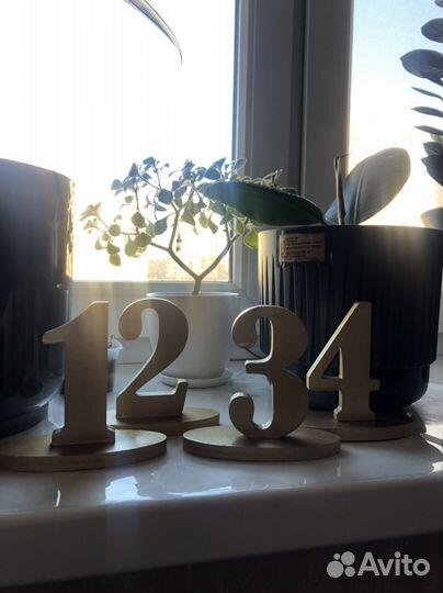 Номерки для столов