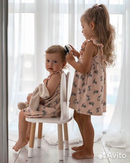 Стульчики - Зайчик, Мишка