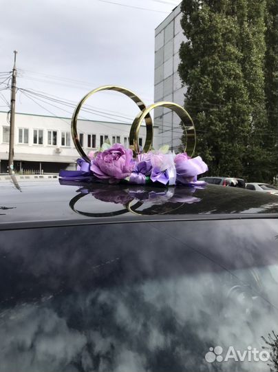 Свадебные кольца на авто