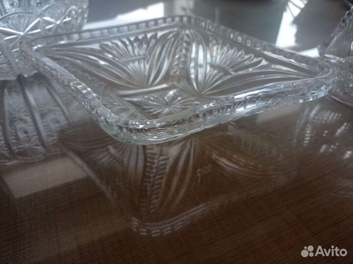 Хрустальная конфетница СССР