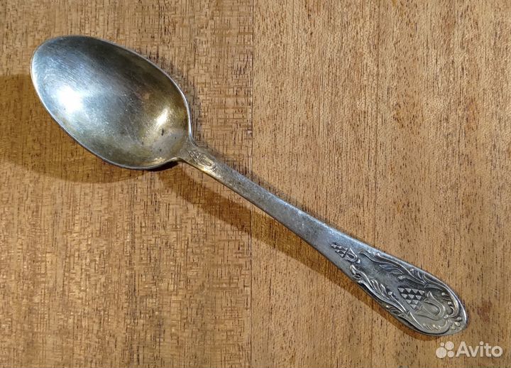 Лопатка для торта, ложки чайные серебро СССР