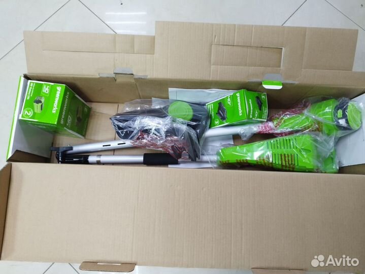 Триммер аккумуляторный Greenworks G40LTK2 2101507U