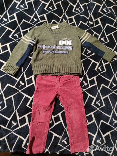 Пакет вещей на мальчика 2-4 года