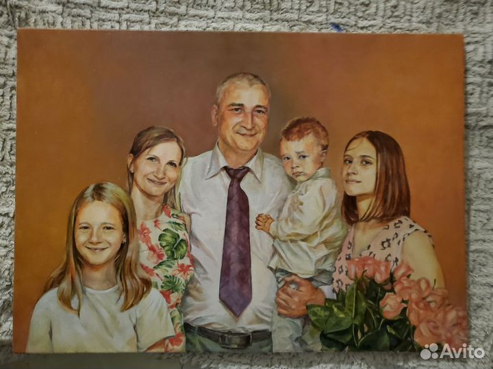 Портреты, картины, ретушь фото