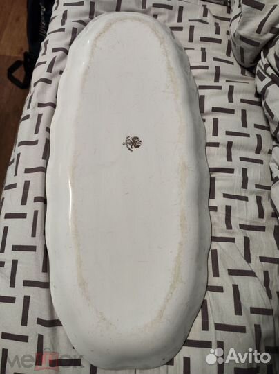 Кузнецов Царизм Большое блюдо для поросенка осетра