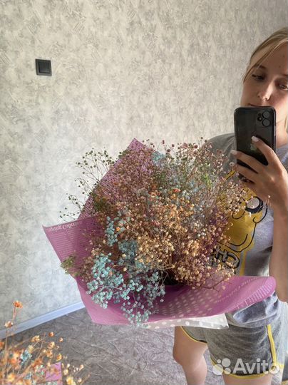 Букет из гипсофилы