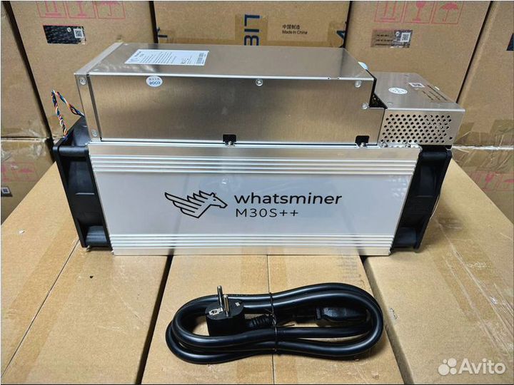 Asic майнер Whatsminer М30s+ 34w 96T