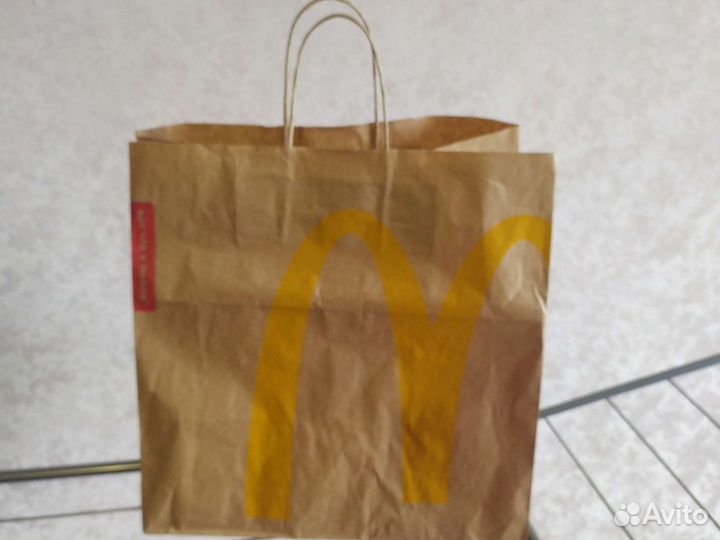 Пакет макдональдс новый